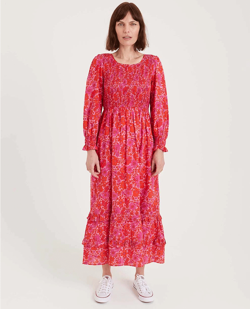 Pink City Prints Isabel Poppy Dress ...